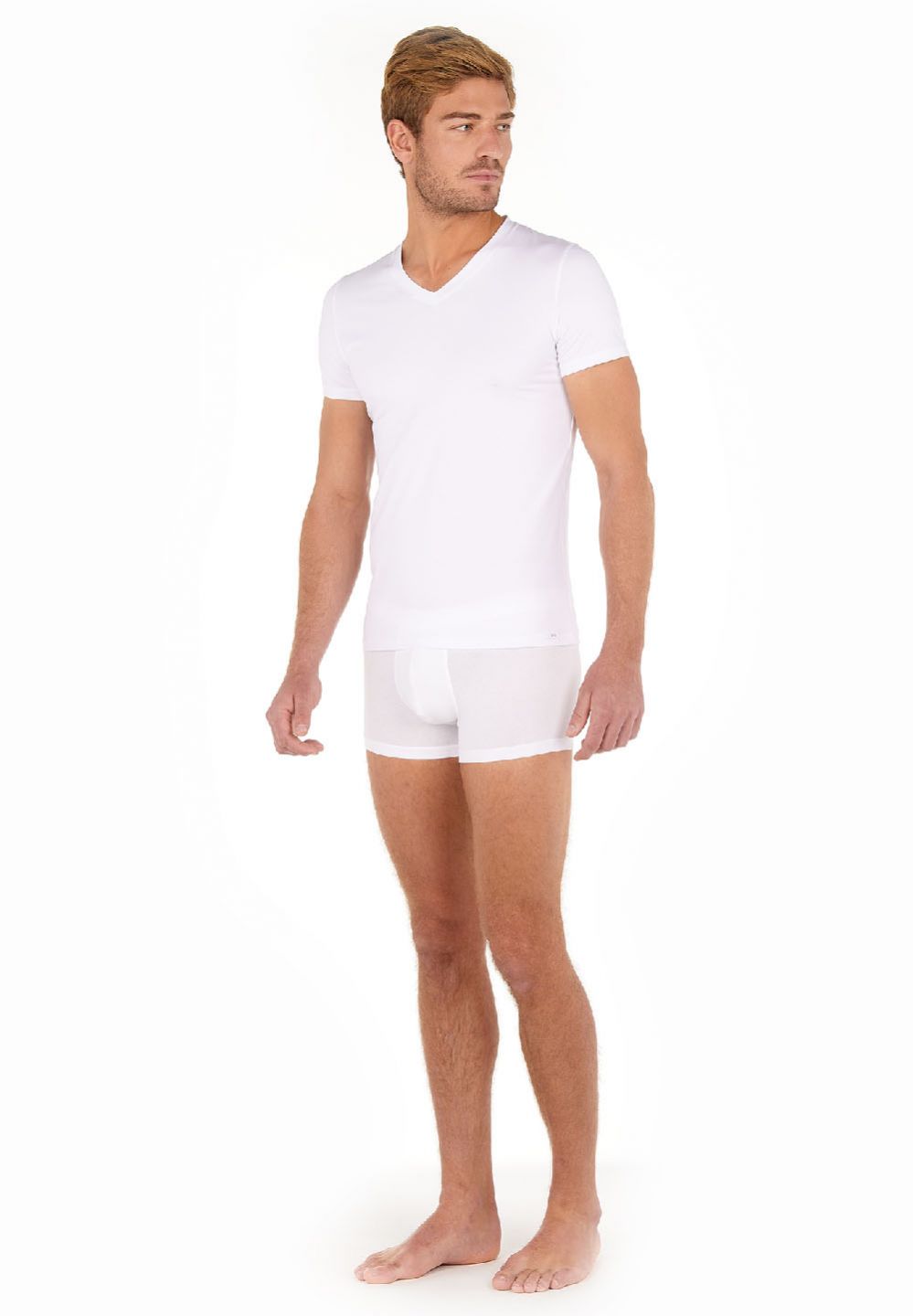 Hom HOM T-Shirt Col V - Tencel Soft