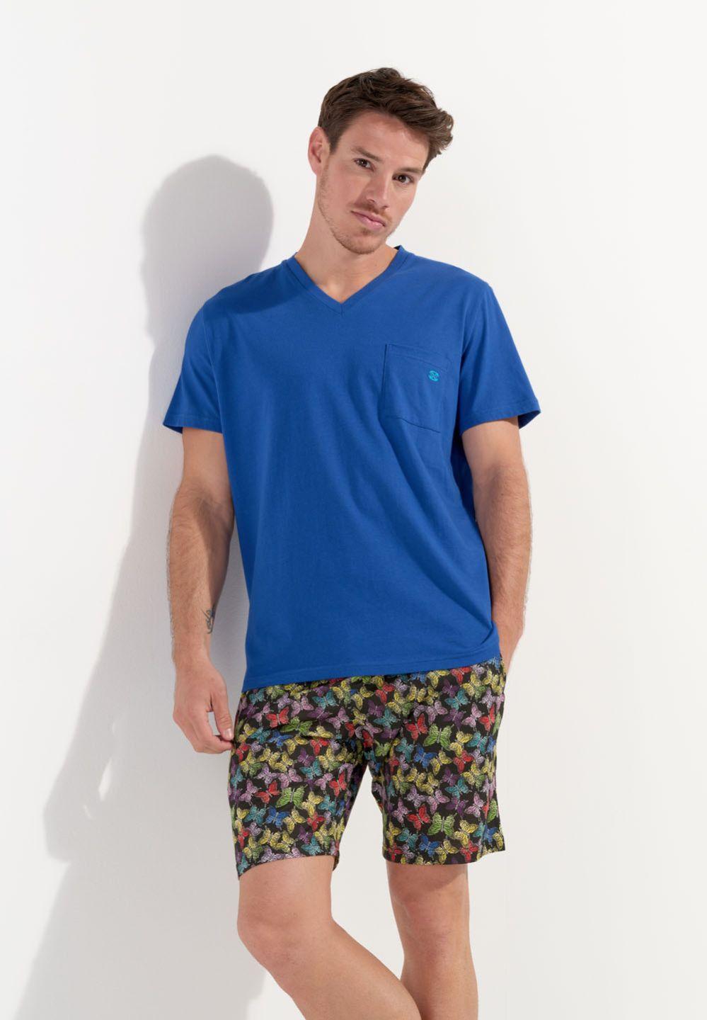 Hom Pyjama D'été En Coton BUTTERFLY - HOM Pyjama Court Pour Homme