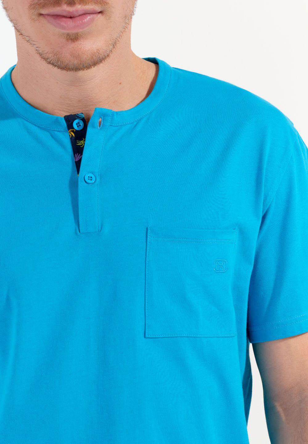 Hom Pyjama D'été En Coton CALIFORNIA - HOM Pyjama Long Pour Homme