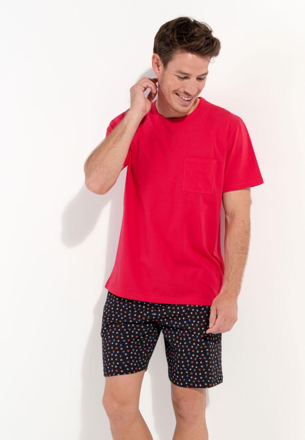 Hom Pyjama D'été En Coton CHARLI - HOM Pyjama Court Pour Homme