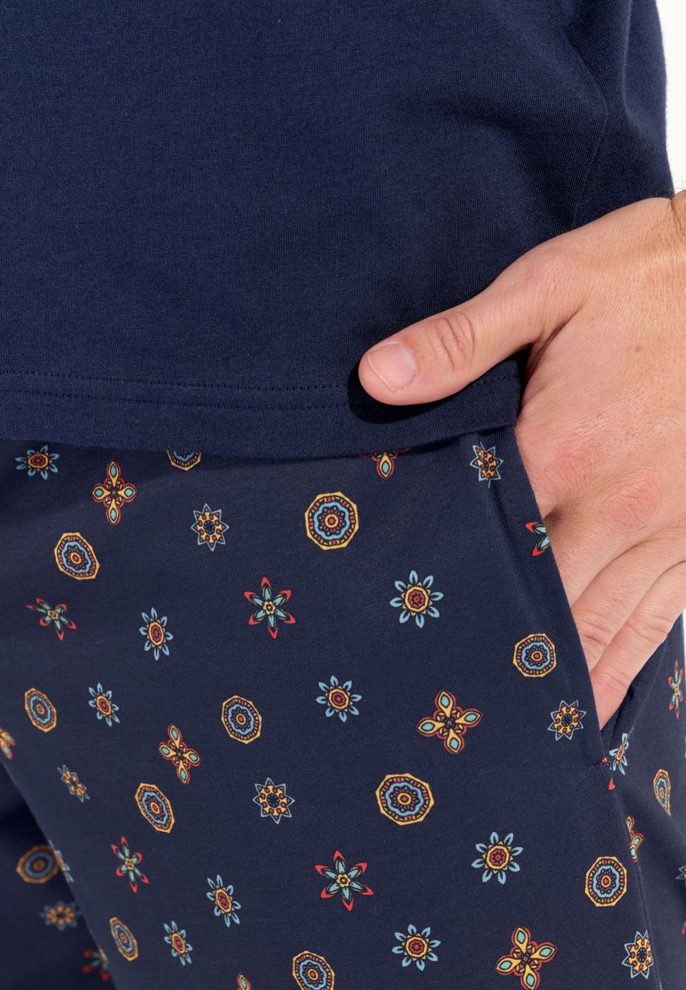 Hom Pyjama D'été En Coton Et Modal MANDALA - HOM Pyjama Court Pour Homme