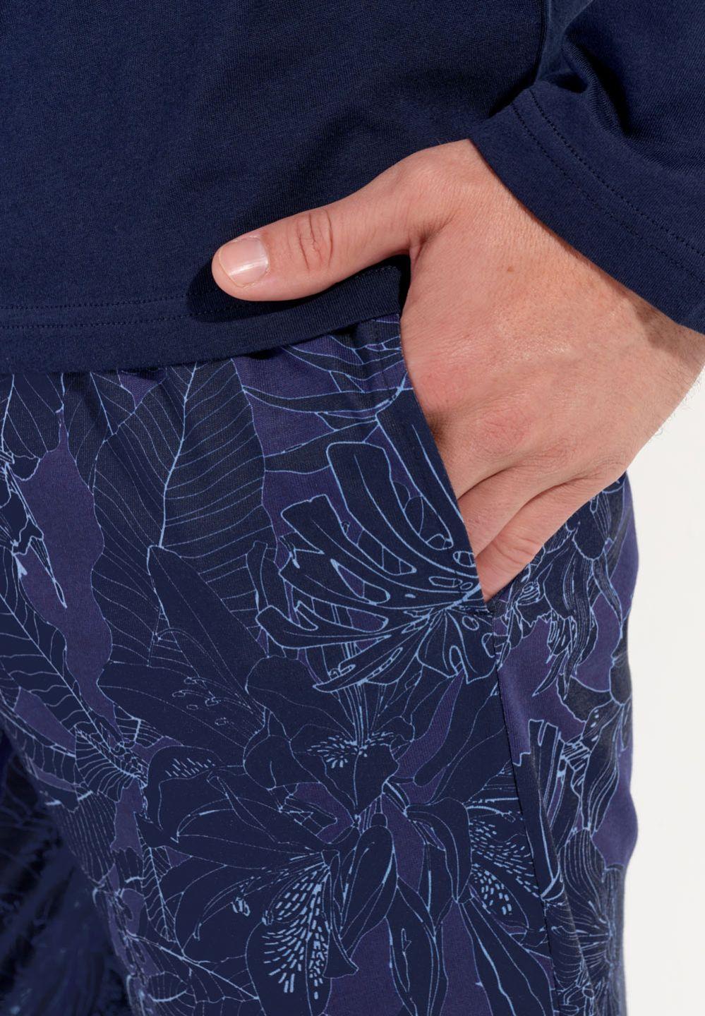 Hom Pyjama D'été En Coton KENNY - HOM Pyjama Long Pour Homme