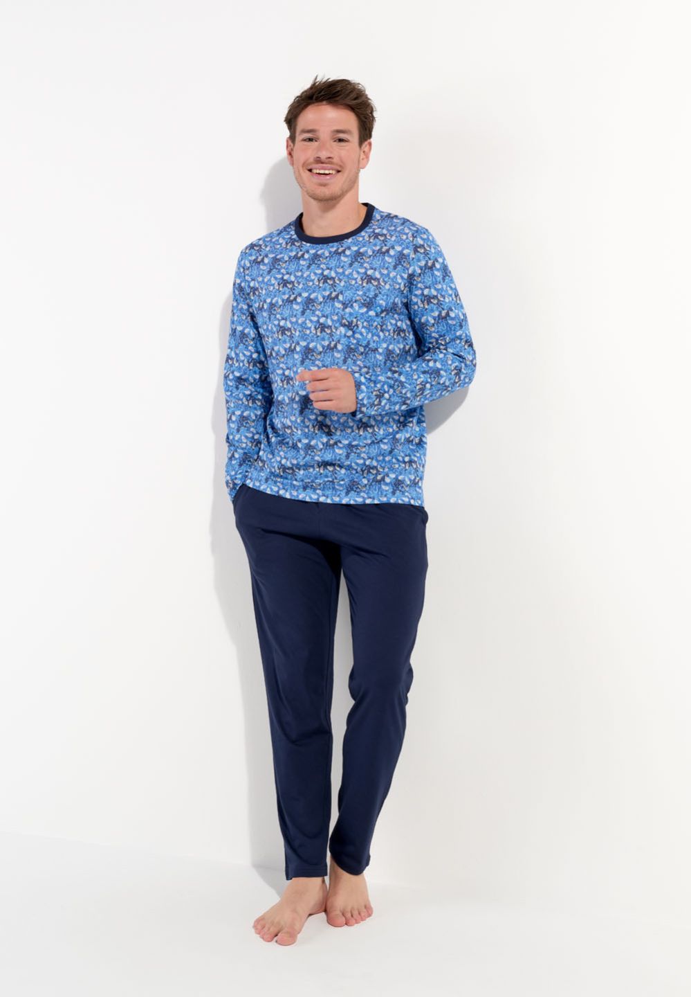 Hom Pyjama D'été En Coton VIBE - HOM Pyjama Long Pour Homme