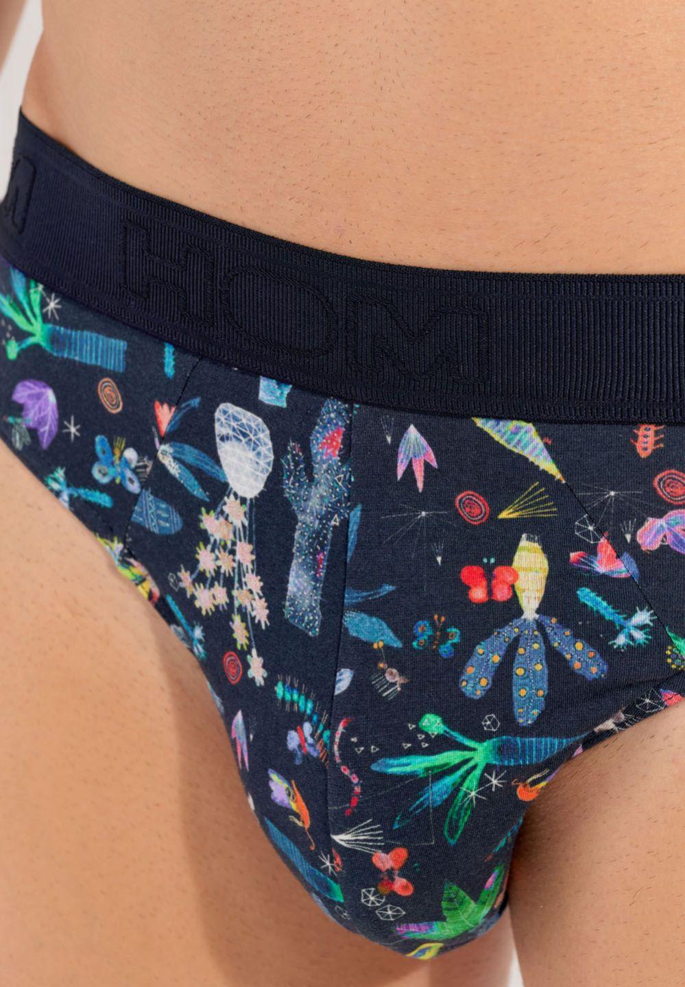 Hom Slip CACTÉE - HOM Confort Et Douceur Du Coton Slips Homme