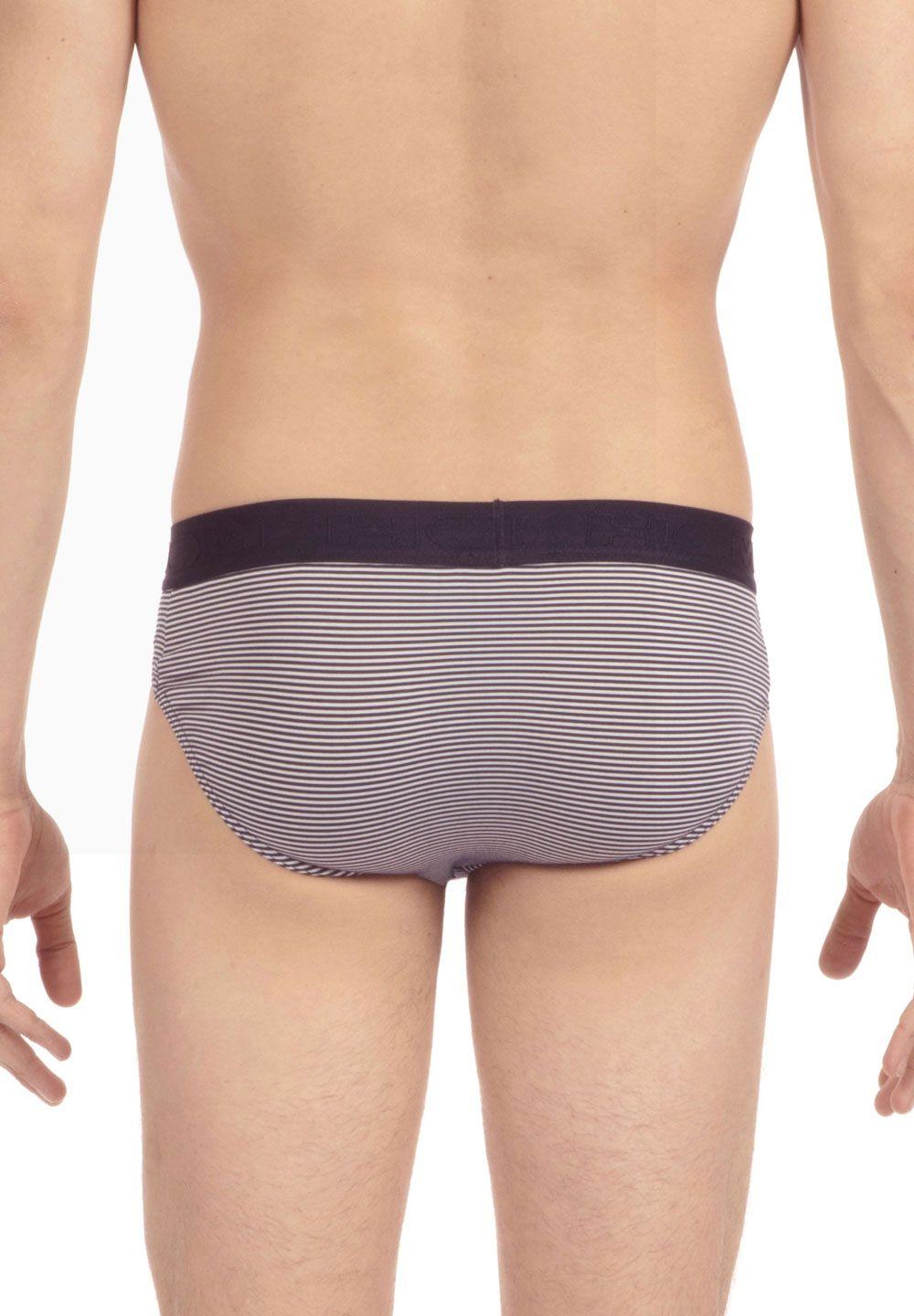 Hom Slip En Couleur Navy De La HOM Collection Simon