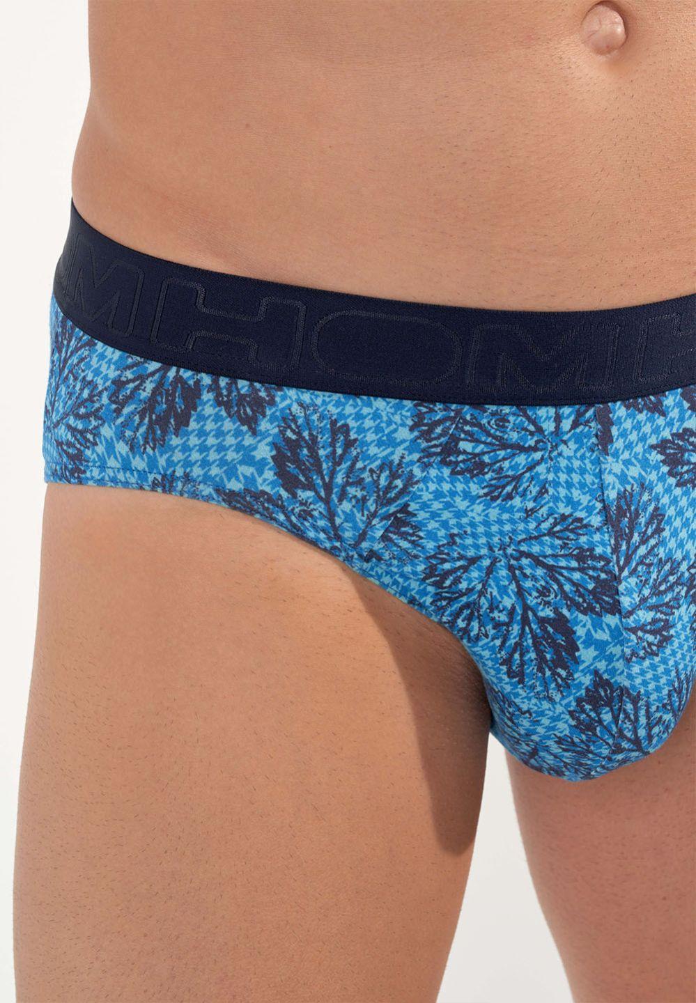 Hom Slip Für Herren In Blau Bedruckter Farbe Aus Der HOM Modekollektion