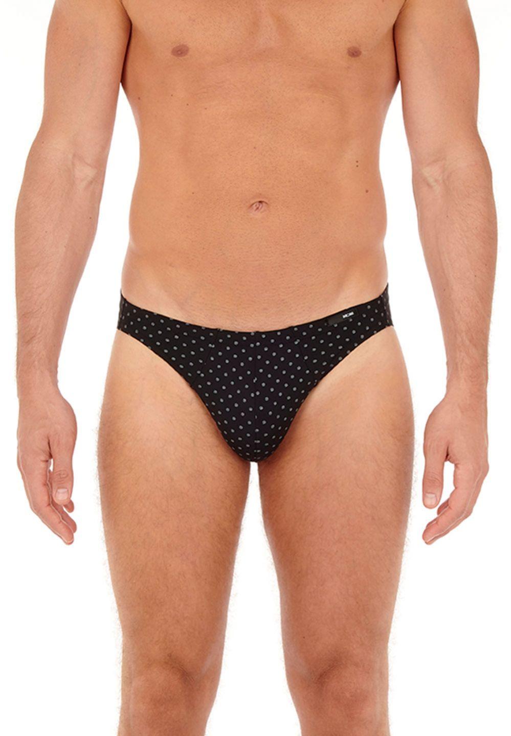 Hom Slip Micro En Couleur Black Print De La HOM Collection Max