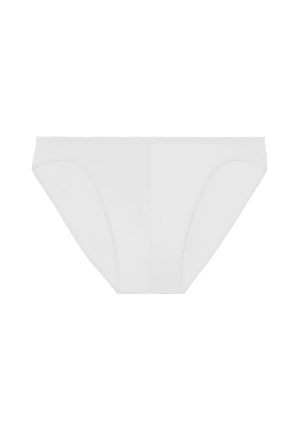 hom Slip micro en couleur white de la HOM collection Plumes