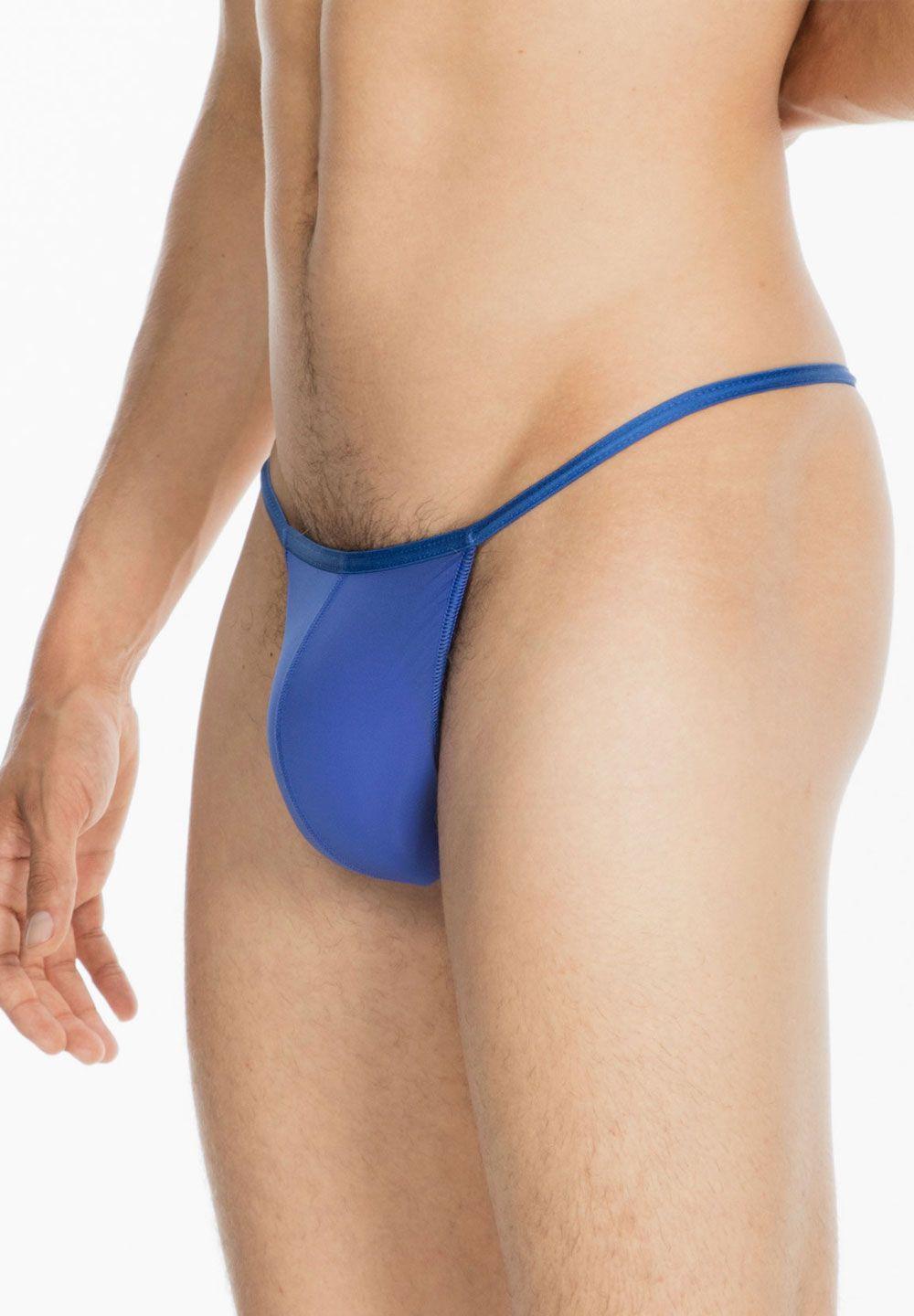 Hom String En Couleur Blue De La HOM Collection Plume