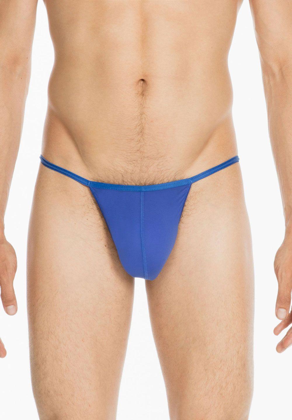Hom String En Couleur Blue De La HOM Collection Plume