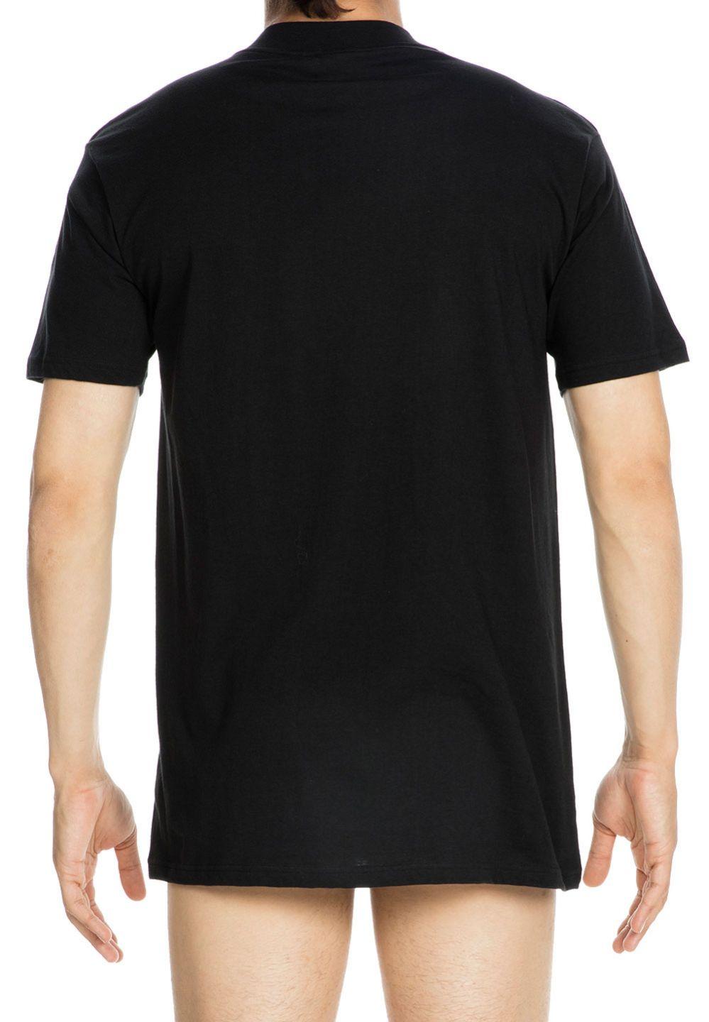 Hom T-shirt Col Rond En Couleur Black Combination De La HOM Collection Harro New