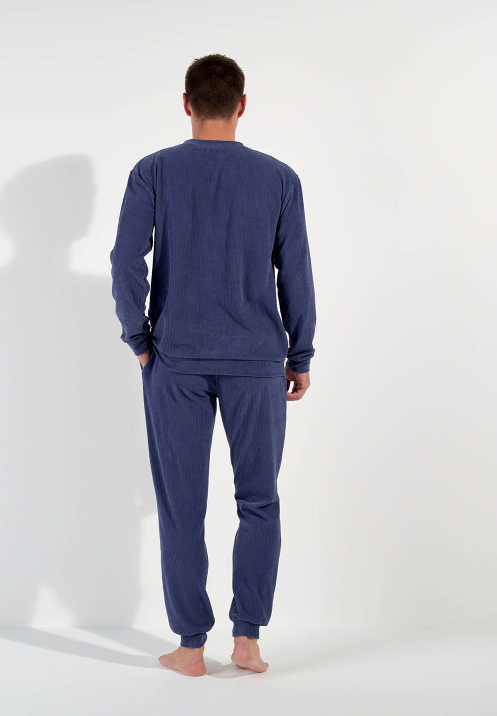 Hom Tenue D'intérieur En Couleur Indigo De La Collection Mode HOM