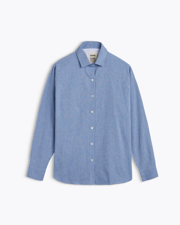 Homecore CHEMISE BOYFRIEND CHAMBRAY LIGHT BLUE