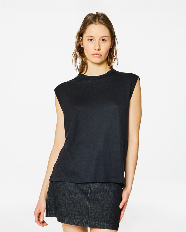 homecore DÉBARDEUR TOM LINEN BLACK