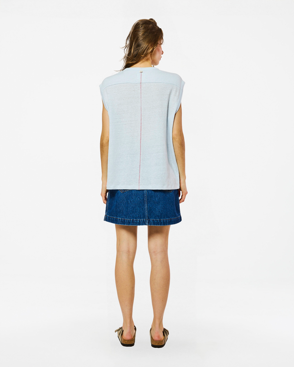 Homecore DÉBARDEUR TOM LINEN PASTEL BLUE