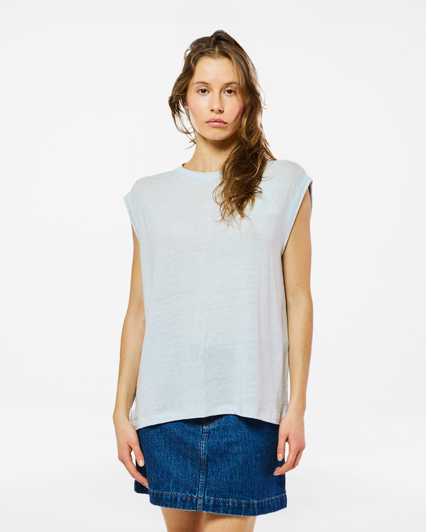 homecore DÉBARDEUR TOM LINEN PASTEL BLUE