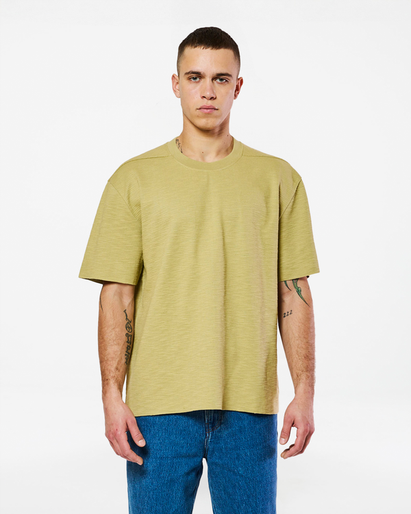 homecore EMILIO GRAINE SWAMP GREEN T-SHIRT
