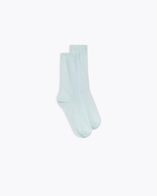 homecore FINE COTTON PASTEL BLUE SOCKS