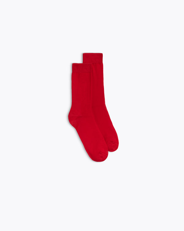 homecore FINE COTTON RED HEAT SOCKS