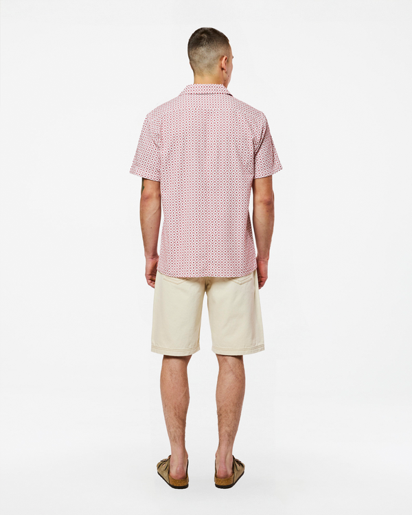 Homecore GUARDA RHODES WHITE-RED SHIRT