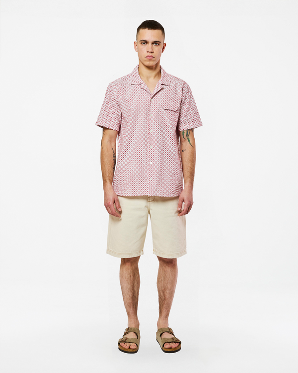 Homecore GUARDA RHODES WHITE-RED SHIRT
