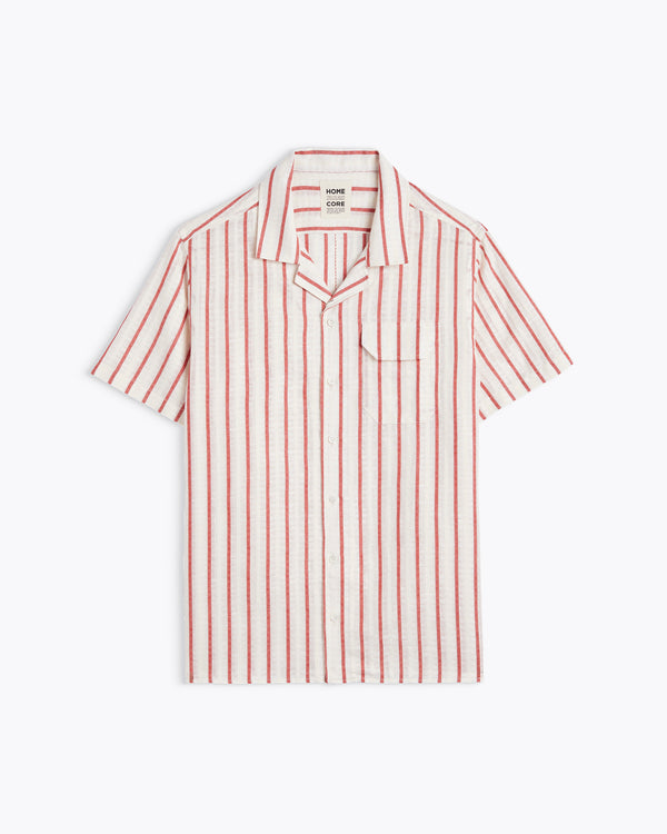 Homecore GUARDA TRACKS CREAM-RED SHIRT