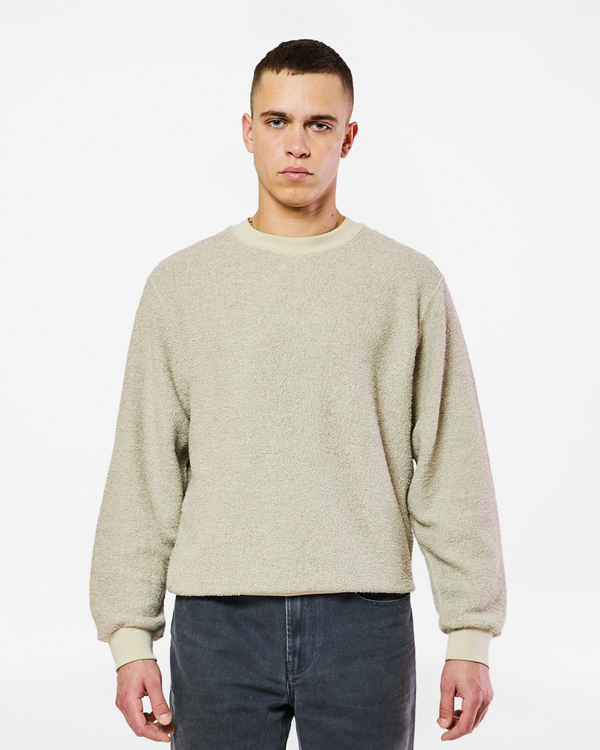 homecore MKO HEMP SWEAT ECRU SWEATSHIRT