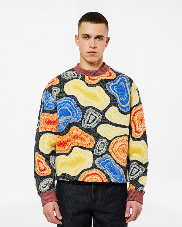 Homecore PAC GOLGI NAVY-MULTI SWEATSHIRT