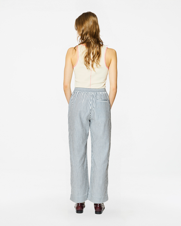 Homecore PANTALON ALIX STRIPES SKY STRIPES
