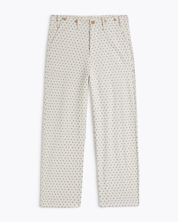 Homecore PANTALON HEMMING LOVE WHITE - NAVY