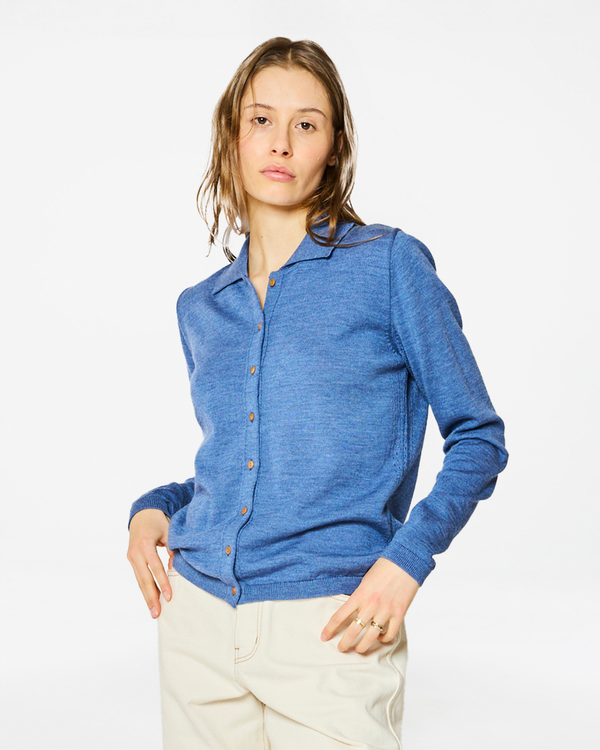 homecore PULL DAHLIA MERINO BLUE LAKE