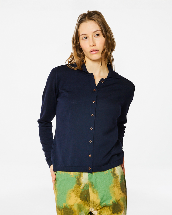 homecore PULL DAHLIA MERINO DARK NAVY