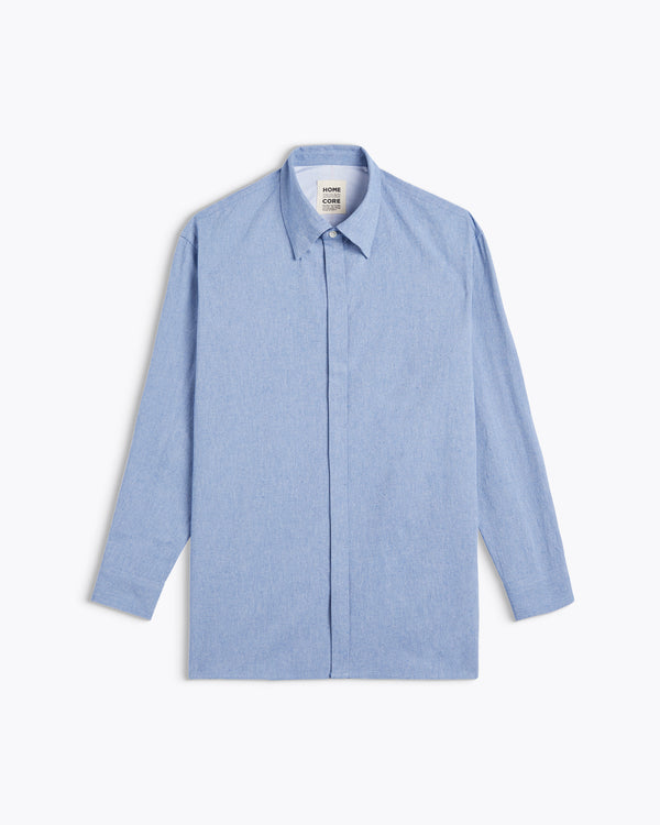 Homecore SHADOW CHAMBRAY LIGHT BLUE SHIRT