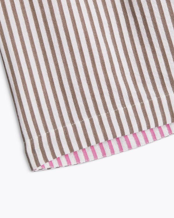 Homecore SHORT AMELIE STRIPES KHAKI STRIPES