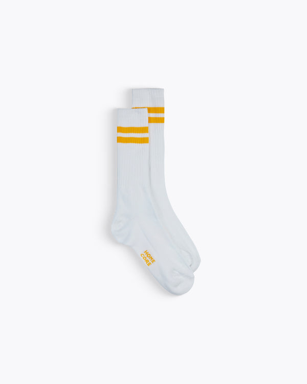 homecore SPORT WHITE-YELLOW SOCKS