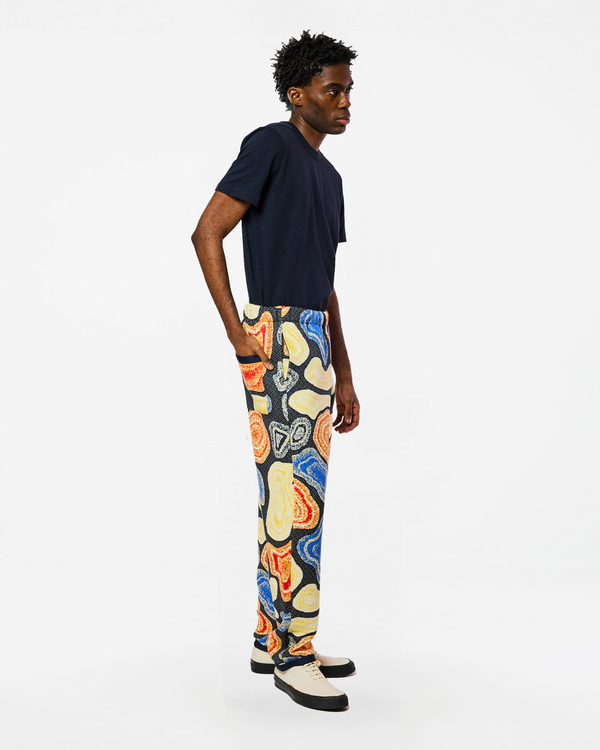 Homecore TAIPAI GOLGI NAVY-MULTI SWEATPANT