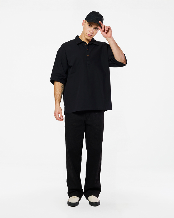 Homecore TONY RIPSTOP BLACK POLO