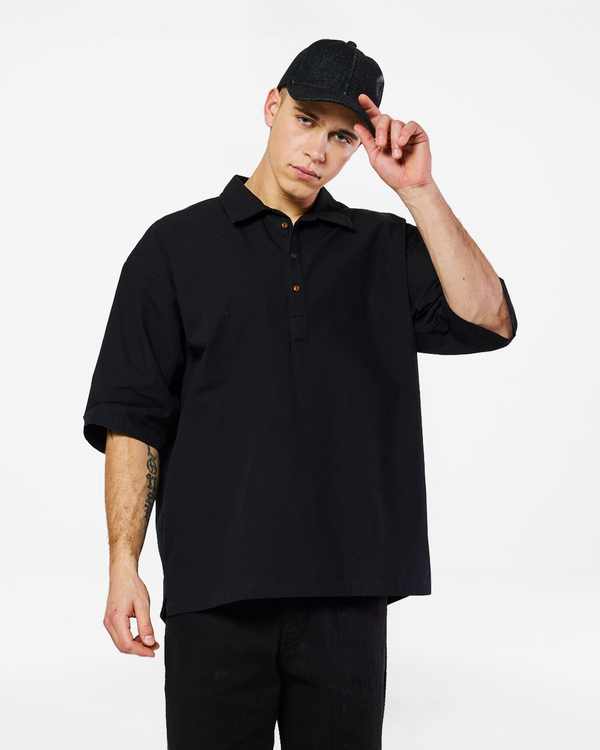 homecore TONY RIPSTOP BLACK POLO