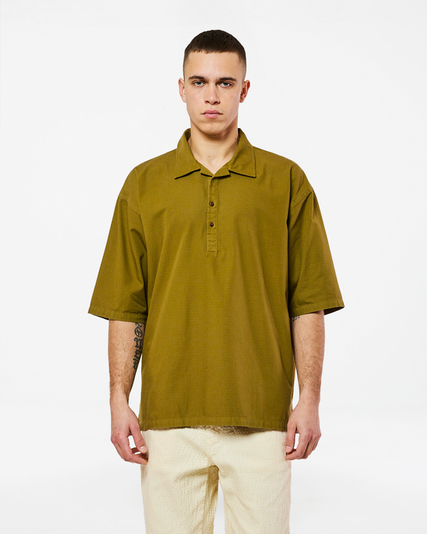 homecore TONY RIPSTOP LIZARD GREEN POLO