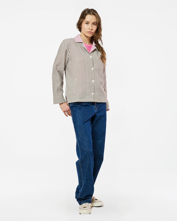 Homecore VESTE ALMA STRIPES KHAKI STRIPES