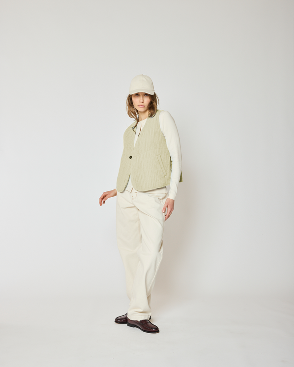 Homecore VESTE KAYLA QUILT SWAMP GREEN