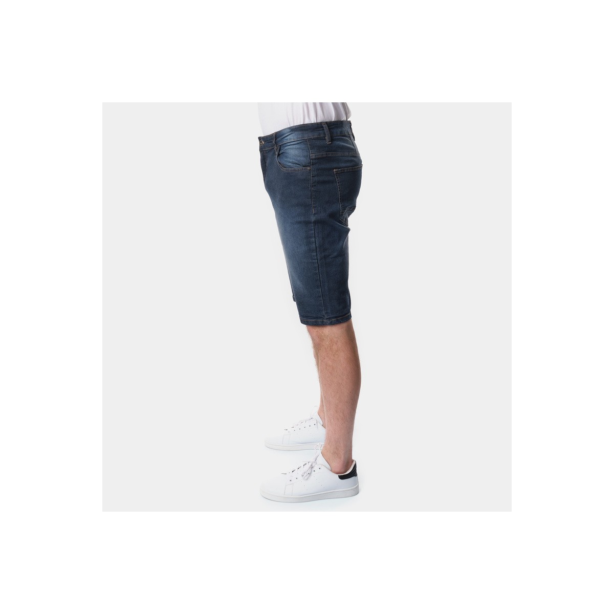 Hopenlife Bermuda Jean CHOPPER Bleu Brut