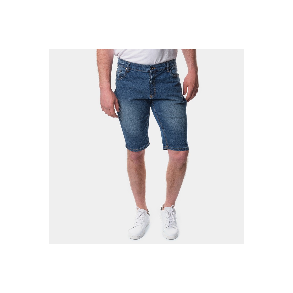 Hopenlife Bermuda Jean CHOPPER Bleu Foncé