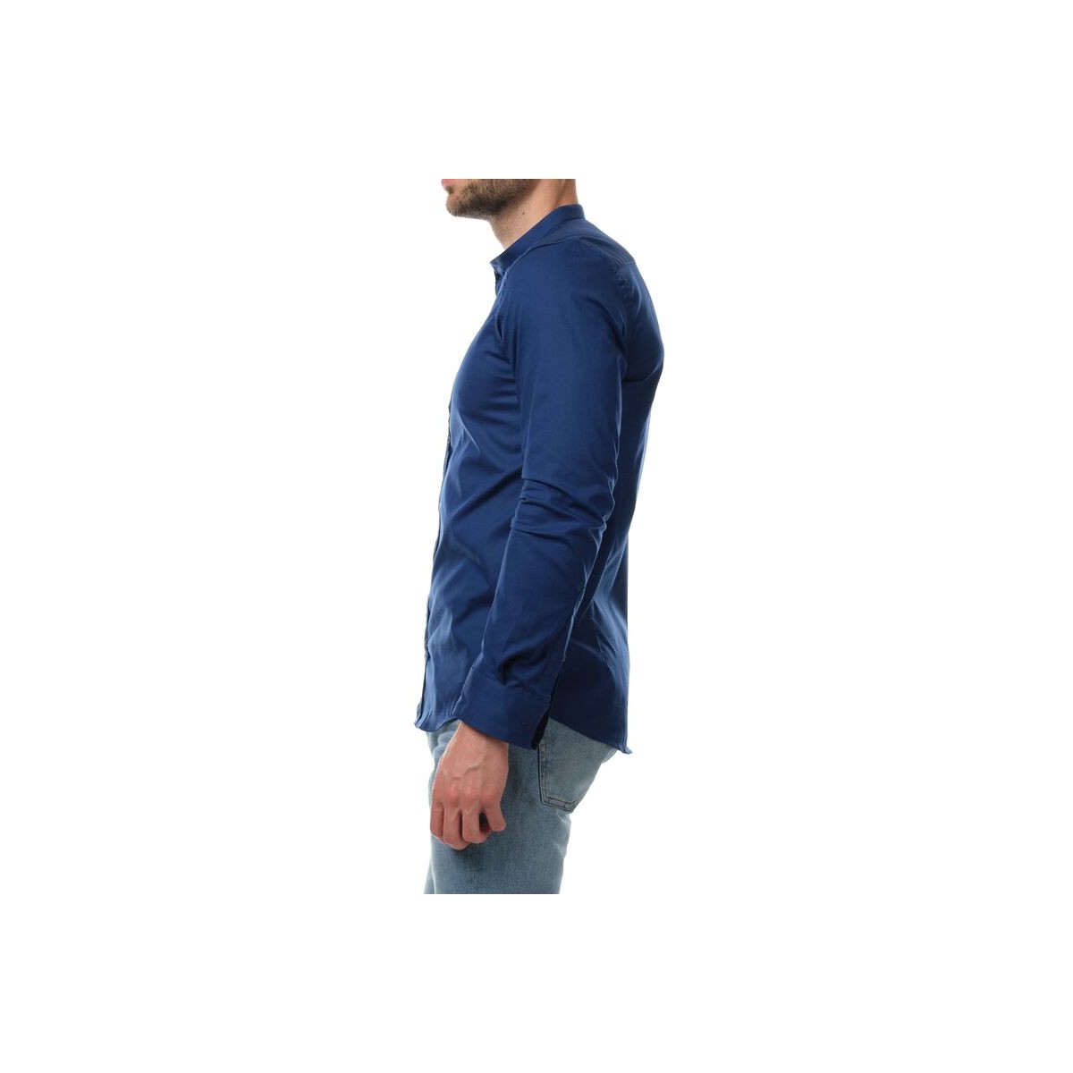 Hopenlife Chemise Col Mao BULMA Navy