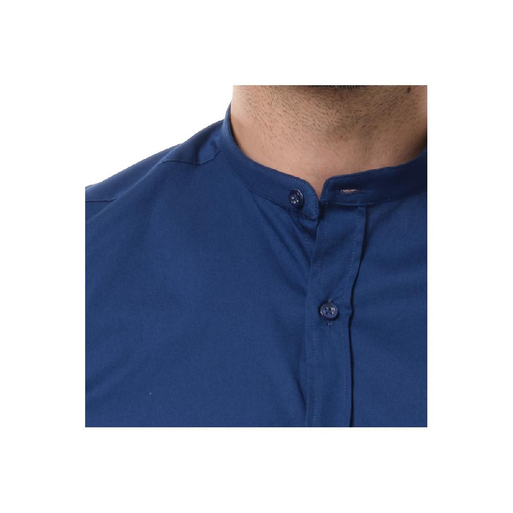 Hopenlife Chemise Col Mao BULMA Navy