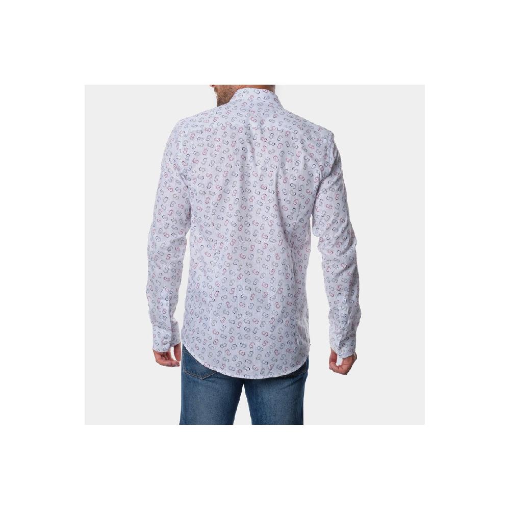 Hopenlife Chemise Imprimée CHROME Rouge