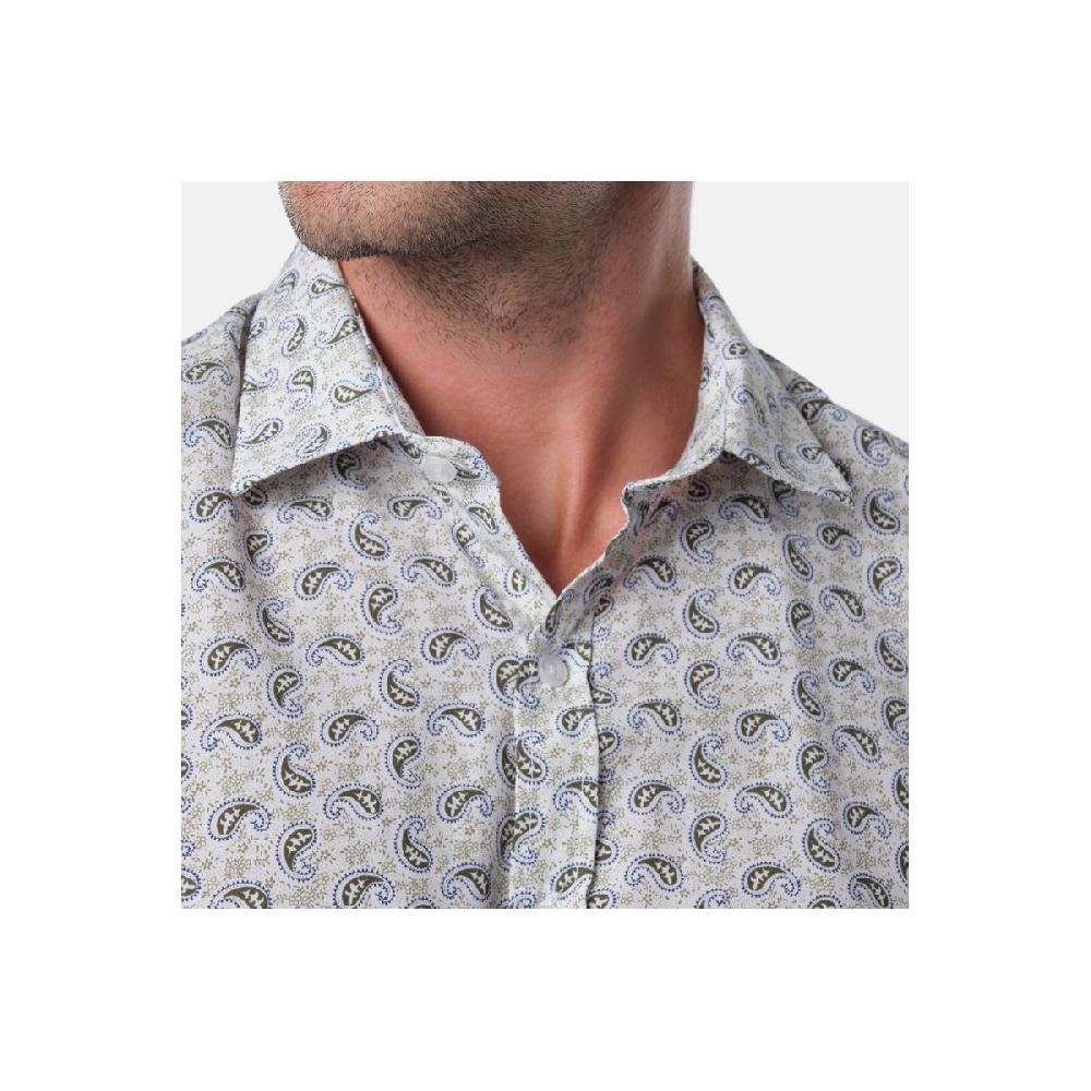 Hopenlife Chemise Imprimée HIDAN Kaki