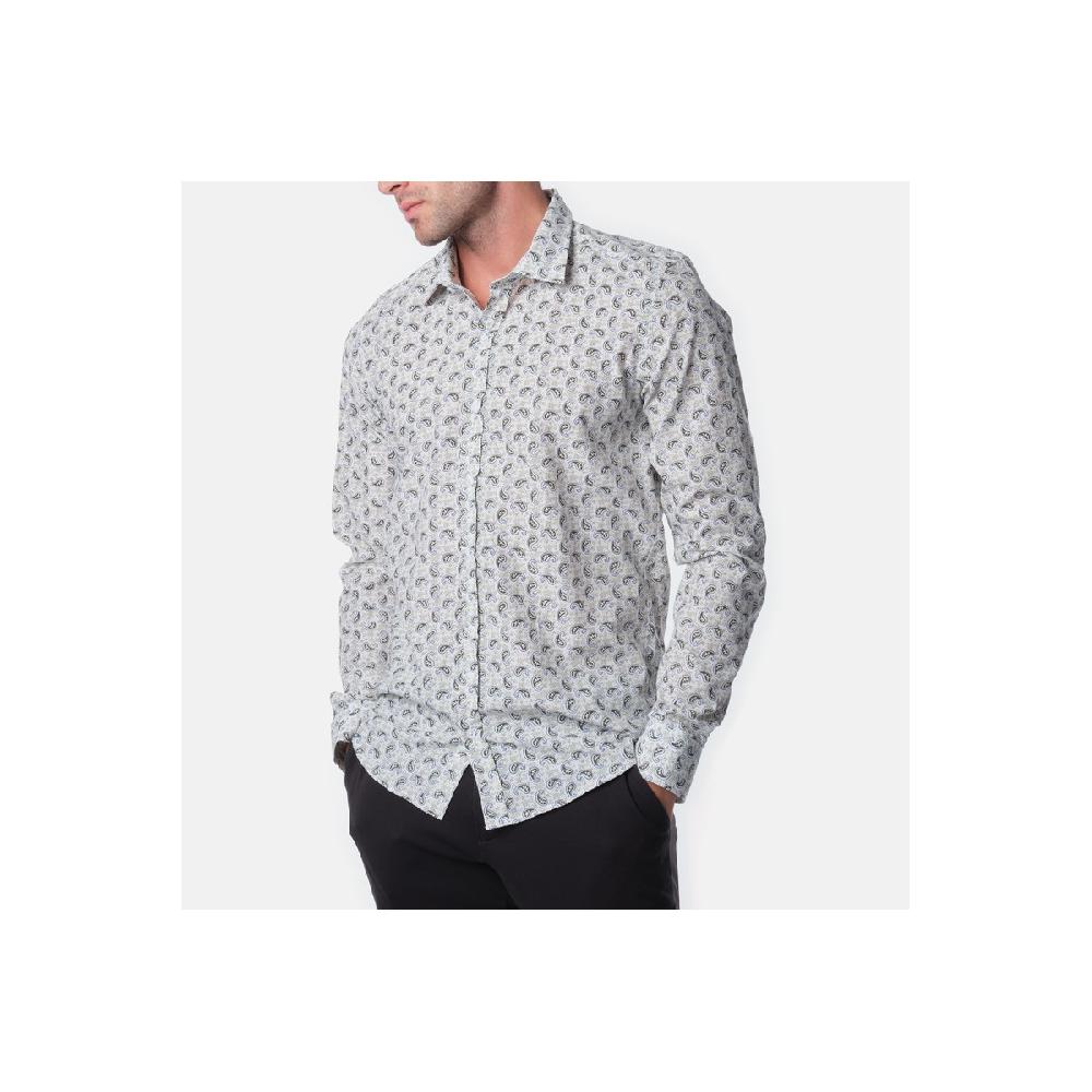 hopenlife Chemise imprimée HIDAN Kaki