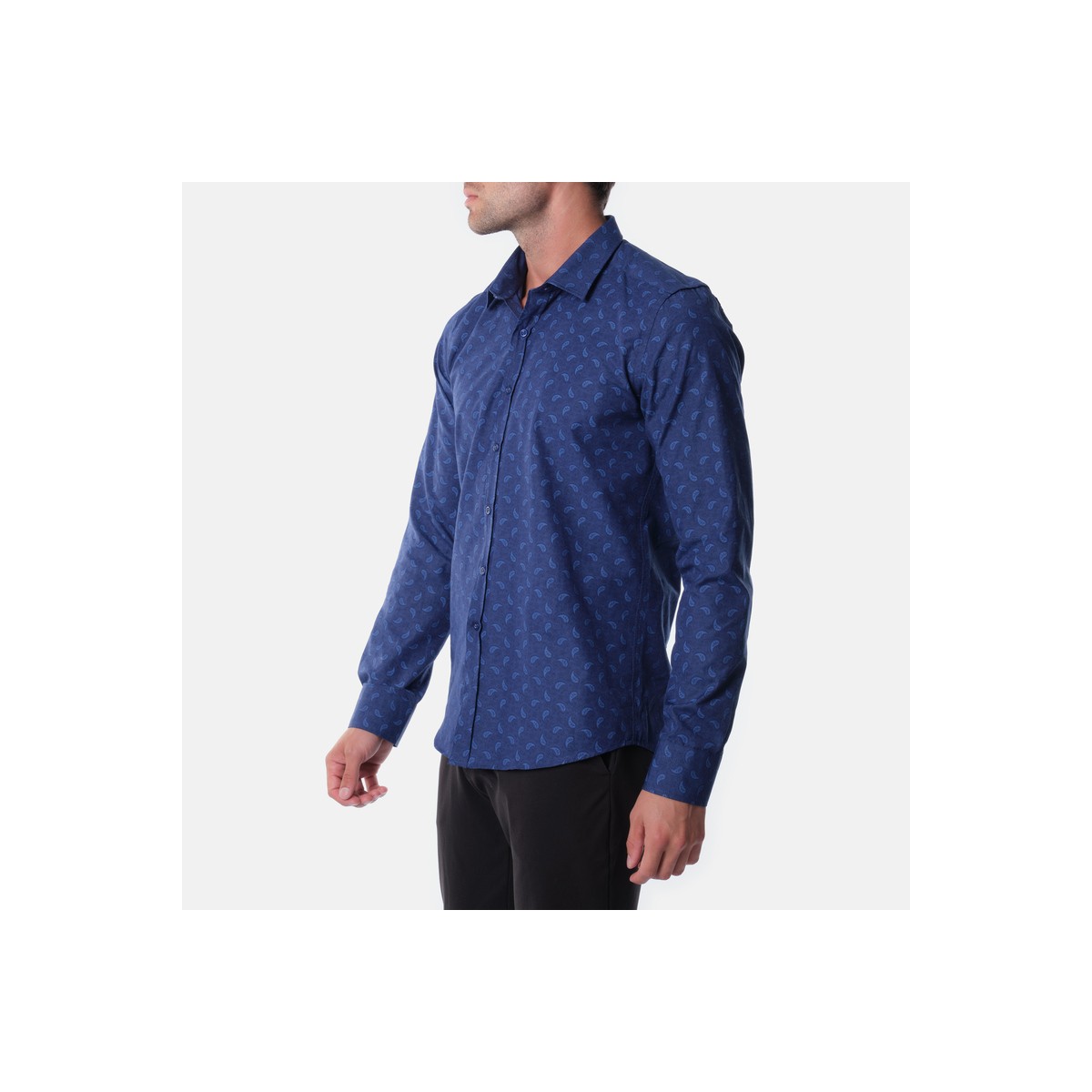 Hopenlife Chemise Imprimée HIDAN Navy