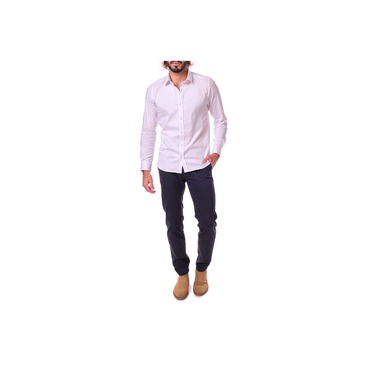 Hopenlife Chemise LAZAR Blanc